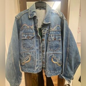 Up cycled denim jacket bought from vintage store, szM/L